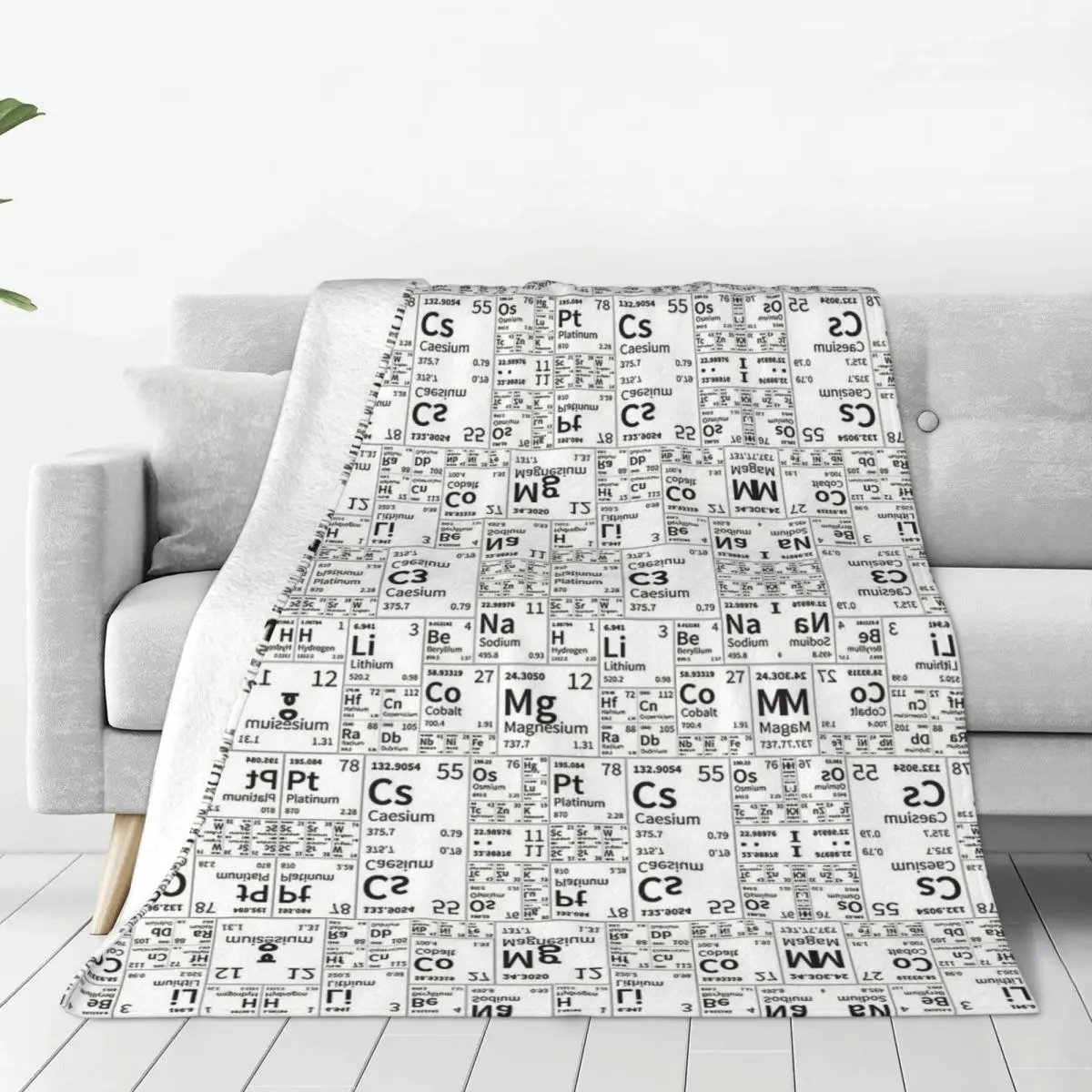 Periodic Table Of Elements Chemistry Flannel Blanket for Bed Sofa Portable  Soft Fleece Throw Blankets Funny Plush Bedspreads - AliExpress