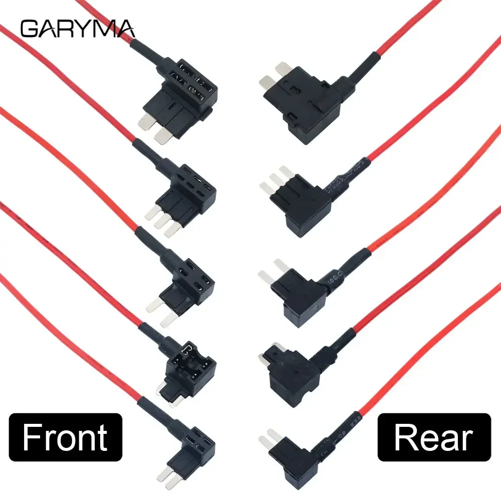 12V Car Fuse Holder Add-a-circuit TAP Adapter with ATM APM 5A 10A 15A 20A Micro2 Mini Small Medium Blade Car Automotive Fuse car fuse holder fuse holder fuse adapter holder