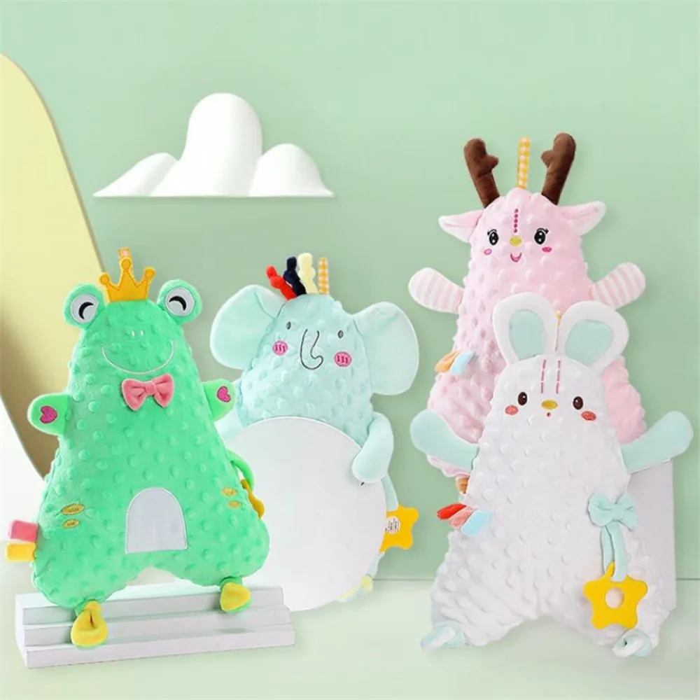

Baby Comforter Blanket Soft Plush Sleeping Dolls Kids Sleep Toy Soother Appease Towel Bibs Stuffed Animals Shower Towel Gift