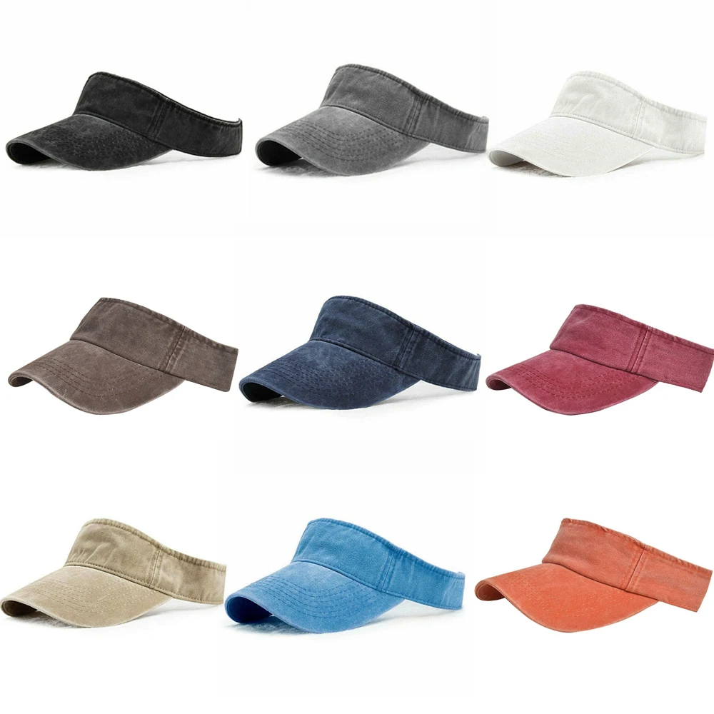 Adjustable Baseball Hat Sun Visor Fashion Empty Top Baseball Hat Casual