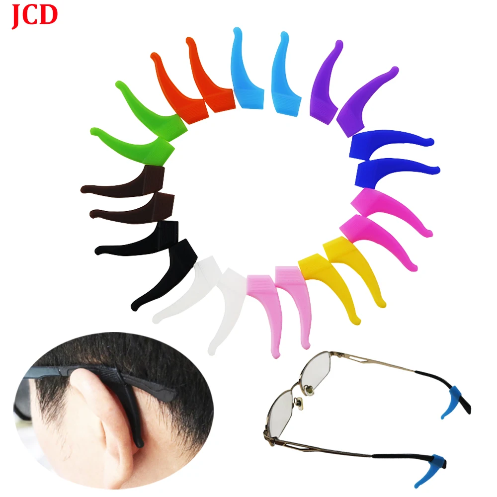 

1 Pair Glasses Non Slip Cover Silicone Fixed Aar Hook Bracket Eye Glasses Leg And Foot Cover Anti Drop Glasses Drag Ear Bracket