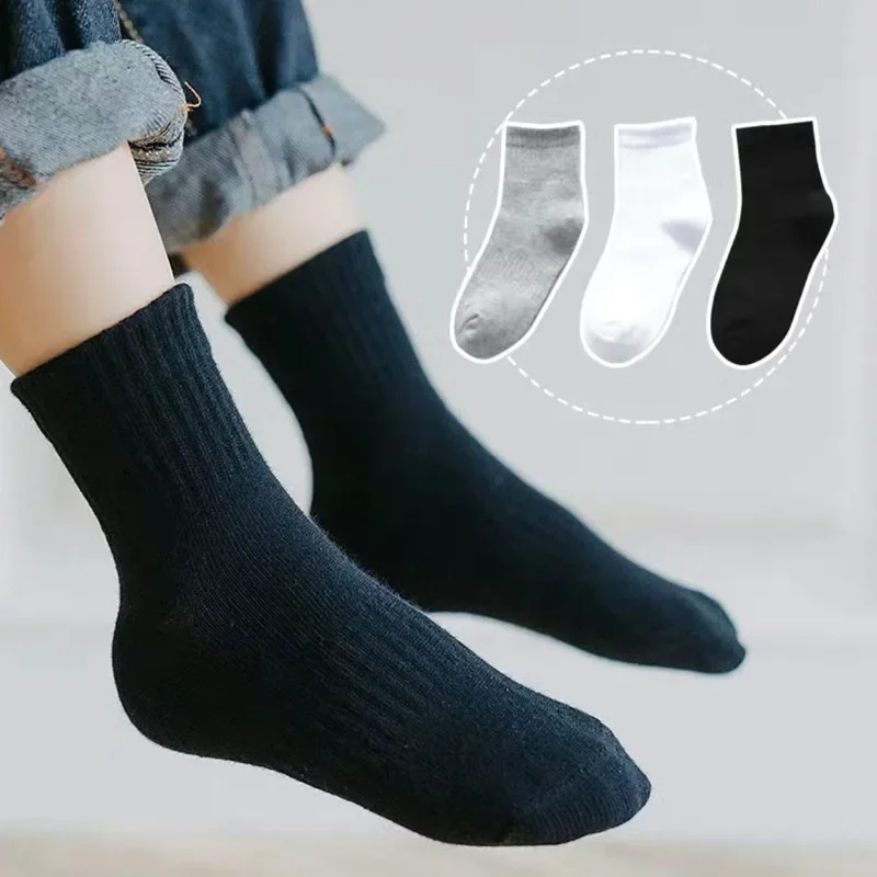 20 Pieces=10 Pairs Children Socks Spring&Autumn Cotton High Quality Girls Boys Socks 1-9 Year Kids Socks 2