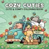 COZY CUTIES Bold-easy Patterns Coloring Book for Adults Cute Drawing Book Perfect Gift for Party and Birthday 1