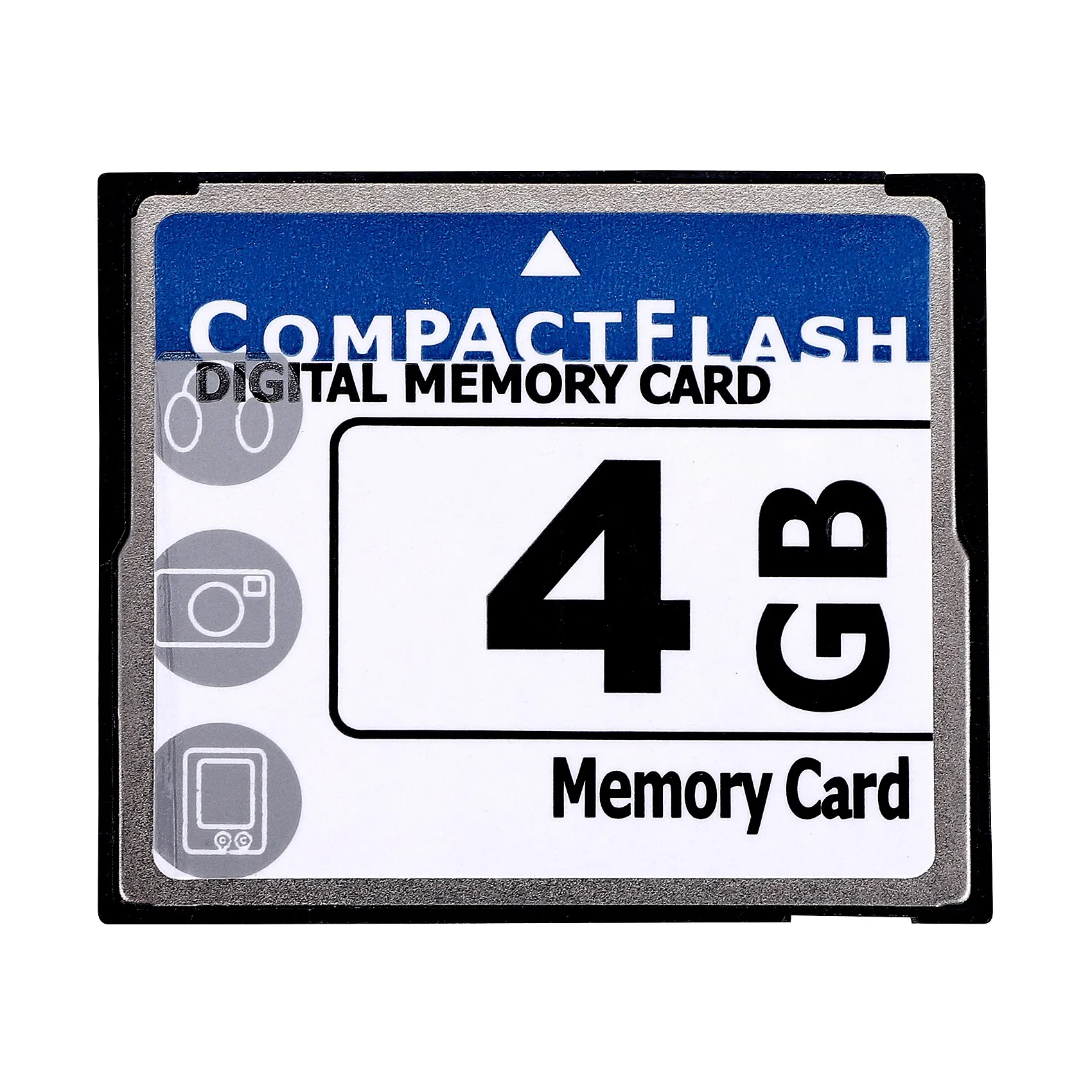 ZIZI Professional 4GB 컴팩트 플래시 메모리 카드(화이트&블루)