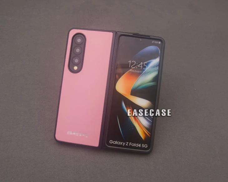 

F1 сделанный на заказ чехол из натуральной кожи для Samsung Galaxy Fold 4 Pink