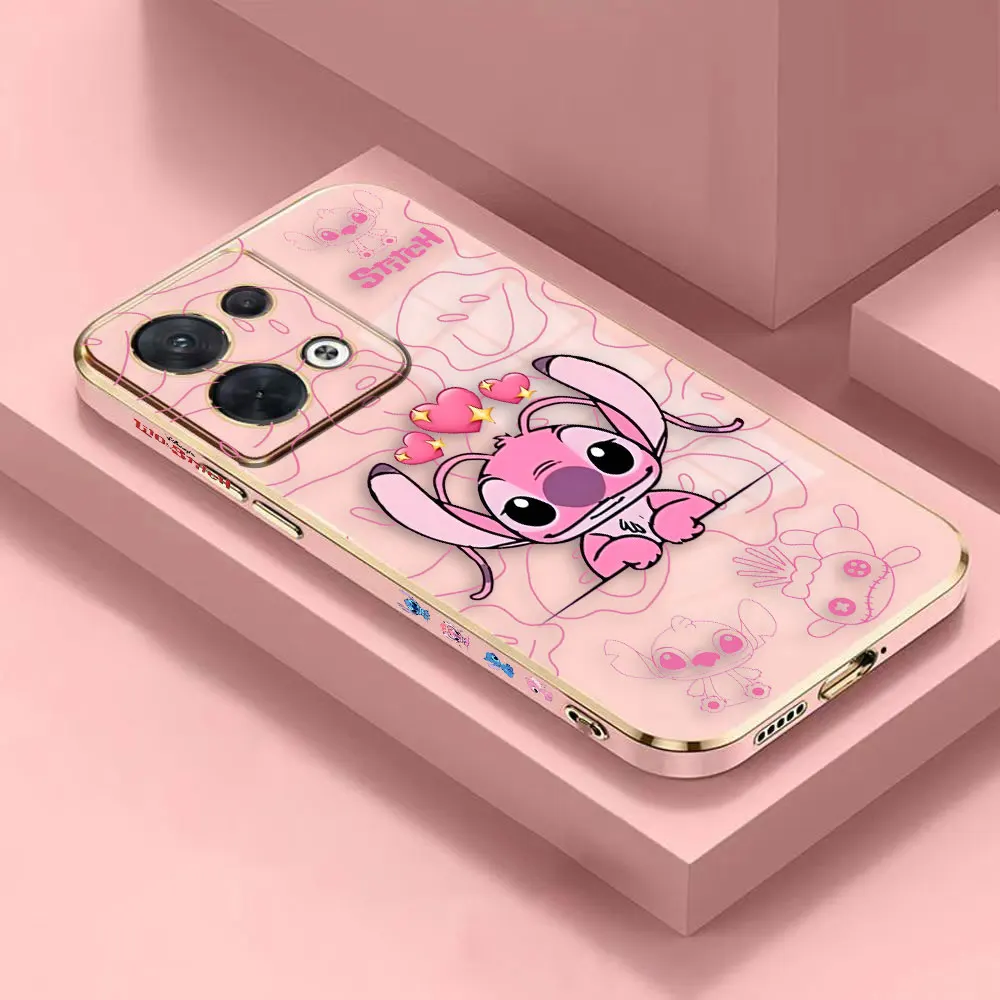 thumbnail image 1 of Smooth E-TPU Phone Case Infinix NOTE 30 12 G96 12I 11 10 10I SMART 5 6 7 8 ZERO 20 X 5G PRO Case Anime Lilo Stitch Angel Couple, 1 of 5