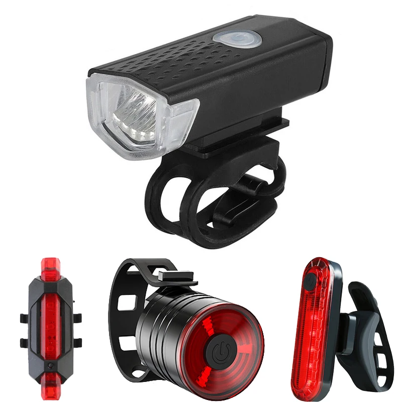 Bike Front Bicycle Lights Front Back Rear Taillight MTB Road Bike Headlight Bicycle Accessories