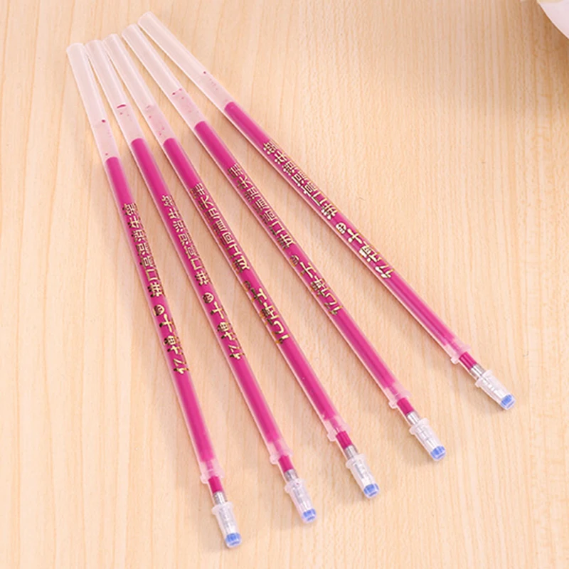 100pcs Heat Erasable Pen High Temperature Disappearing Fabric Marker Refills images - 6