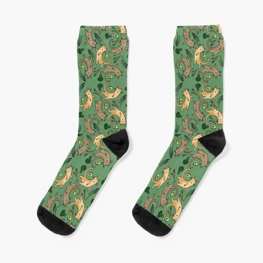 

Veggie Cats Socks new in's fashionable aesthetic ankle Male Socks Women's
