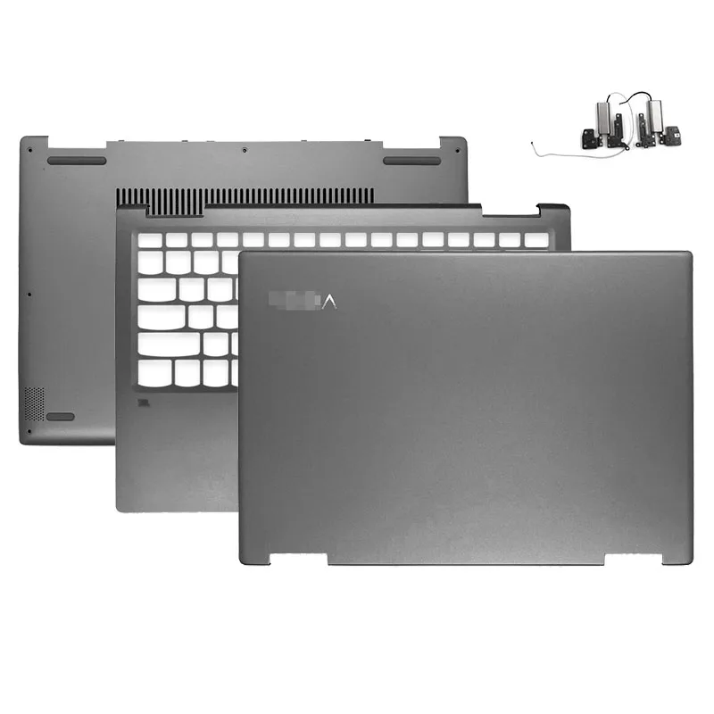 

NEW For Lenovo Yoga 720-13 720-13IKB Series Laptop LCD Back Cover Palmrest Bottom Case Hinges With Aerial A C D Cover Grey