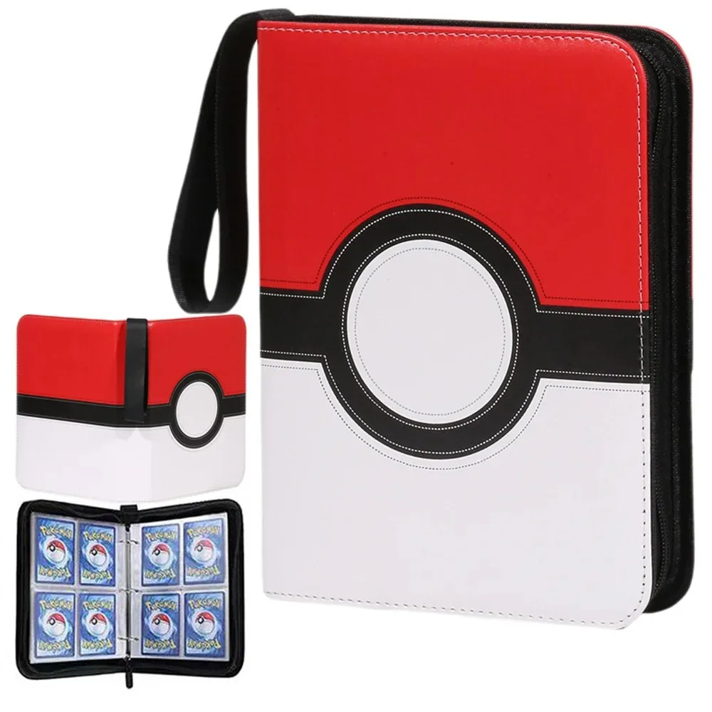 Card Album 400 Pocket Monster Card Album Picchu Card Clip Anime Album Classic Portable Storage Book Pocket Monster Children's