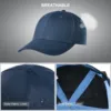 BOTVELA Unisex Linen Baseball Caps Superio Breathable Soft Summer Sun Hats Casual Outdoor Adjustable Hats 4