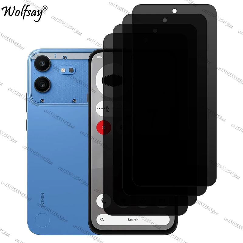 Anti-Spy Tempered Glass Privacy Screen and Camera Protector