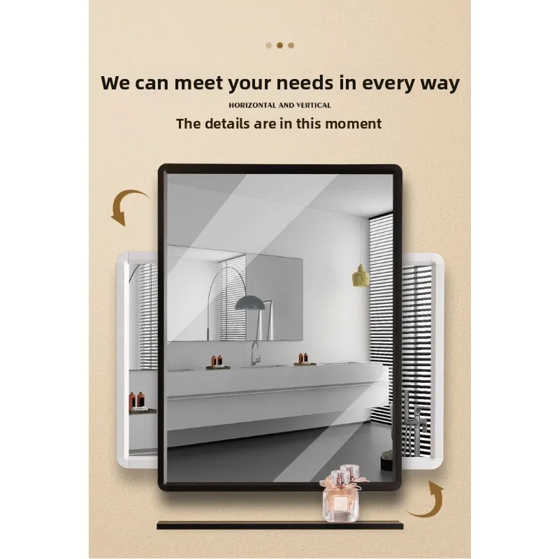 Wall-Mounted Aluminum Mirror Cabinet 3