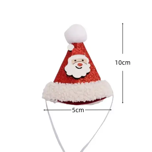 Christmas Cat Hat Cat Knitted Scarf Set Soft Winter Christmas Soft Santa Claus Costume Scarf For Dog Cats Pet Xmas Cat Supplies 6