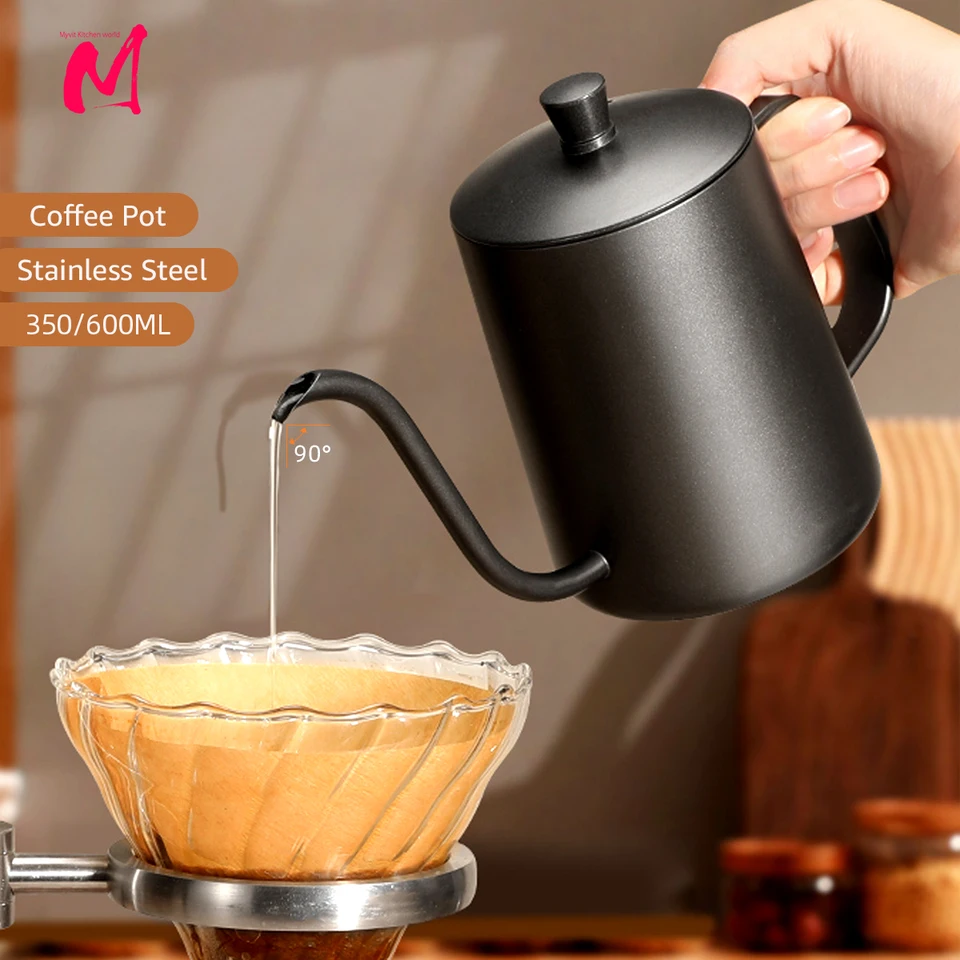 Tetera creativa de estilo japonés para café, hervidor de agua y té, jarra de  leche Barista, jarra de agua, tetera para cocina de inducción de Gas -  AliExpress