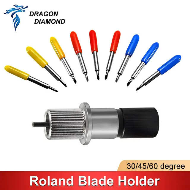 40Pcs 30/45/60 Degree Blade Cricut Cutting Plotter Vinyl Cutter Blade For  Roland Cutter Cutting Machine Milling Cutter Router - AliExpress