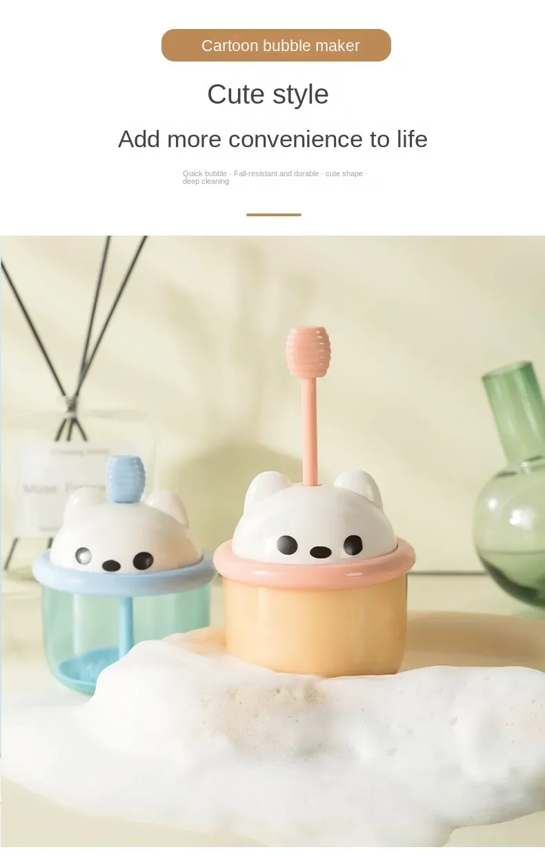 Description Picture 2 of itemFacial Cleanser Foamer Foaming Foaming Cup Bath Shampoo Foamer Foamer Suitable for Facial Cleansing Tools Foam Maker