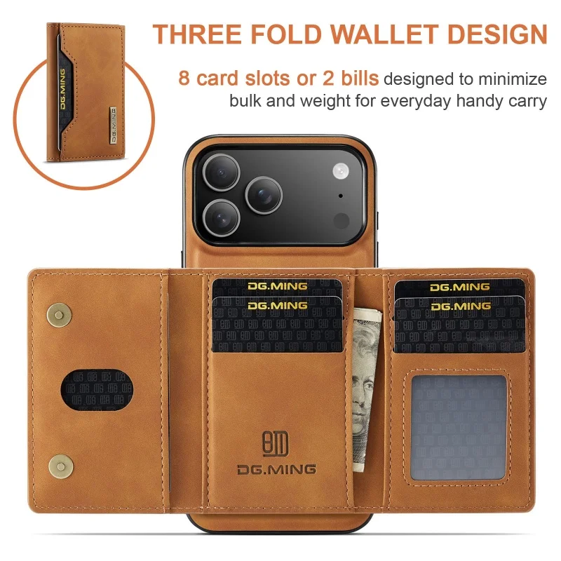 Premium Magnetic Leather Wallet Phone Case – Luxury Flip Cover Coque