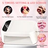 NEW 69LEDS UV LED Nail Lamp For Fast Drying Gel Nails Polish 300W Professional Gel Polish Drying Lamps With Timer Auto Sensor 2