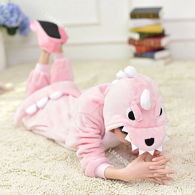 Cosplay Costumes Children Pajamas Dinosaur Kigurumi Onesie Pajamas Set Animal Cosplay Costume Children Party Wear