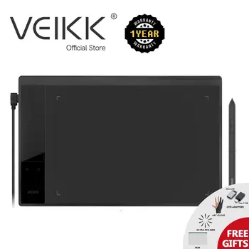 VEIKK Drawing Tablet Graphics A30 10x6 Inch Professional Pen Tablet for Windows Mac Android for Painting Designing Online Course