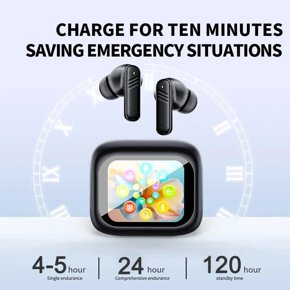 2026 NEW Professional ANC Earbuds AI Translator 100 Languages 40H Playtime One Tap Touch Control Flagship Noise Cancelling