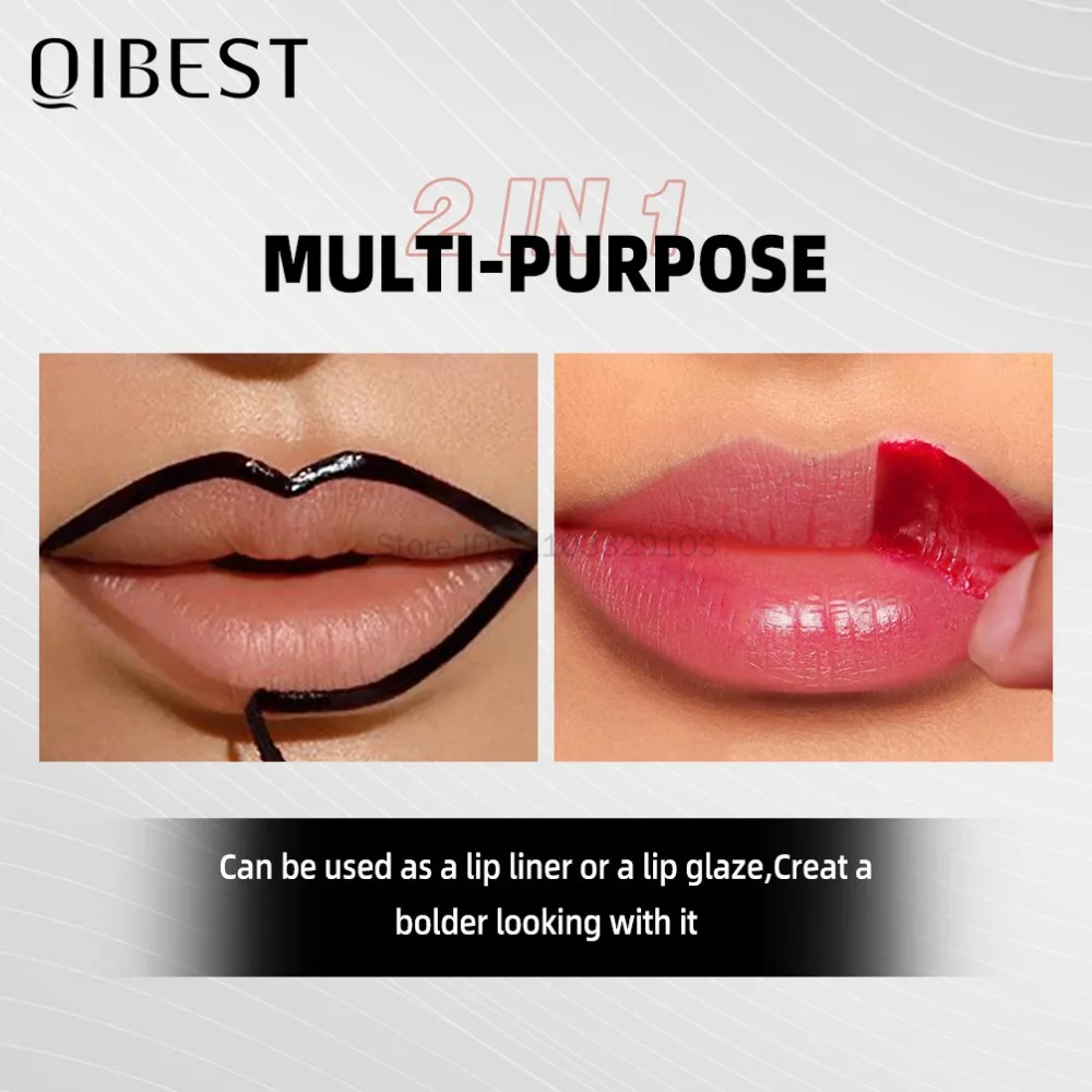 4 Color Peel Off Lip Liner Tattoo Waterproof Long Lasting Matte Non-Stick Fading Lip Tint Sexy Red Contour Lips Make Up Cosmetic