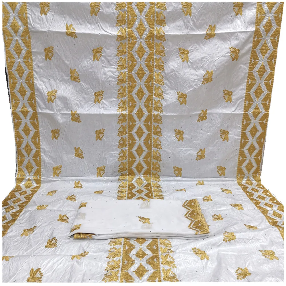 

Familiar 5+2 yards New Arrival African Bazin Riche Fabric With Stones Embroidery Lace With Scarf Dress Material Sewing DP81359