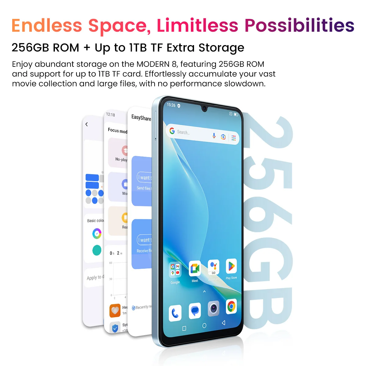 Blackview OSCAL MODERN 8 Smartphone 6.75inch Display 128GB/256GB ROM 50MP Rear Camera Mobile Phone 6000mAh Battery Android 13 4G 5