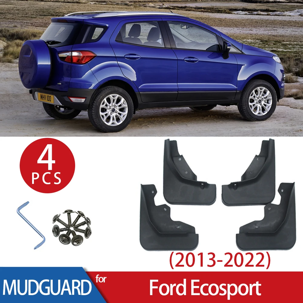 

Car Mudguard for Ford Ecosport 2013 - 2016 2017 - 2022 Fender Mud Guard Flap Splash Plastic Auto Part Protection Accessories