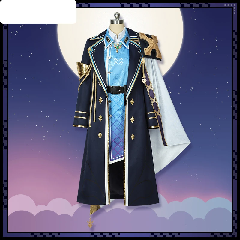 

COSLEE [S-3XL] Vtuber NIJISANJI EN Selen Tatsuki Cosplay Costume Coat Dress Shawl Fashion Uniform Halloween Outfit Custom Made