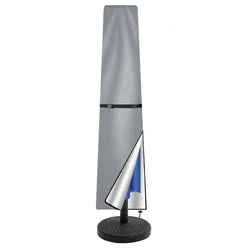 Waterproof Outdoor Patio Umbrella Protective Cover - Anti - UV & Rain - Resistant (Gray 190cm)