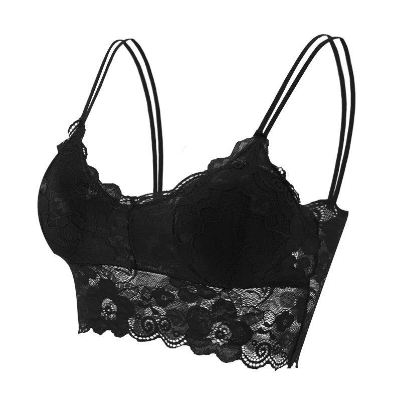 Fashion Women Bralette Bra Female Tops Hot Sale Female Lace Strap Wrapped Chest Shirt Top New Underwear Bras