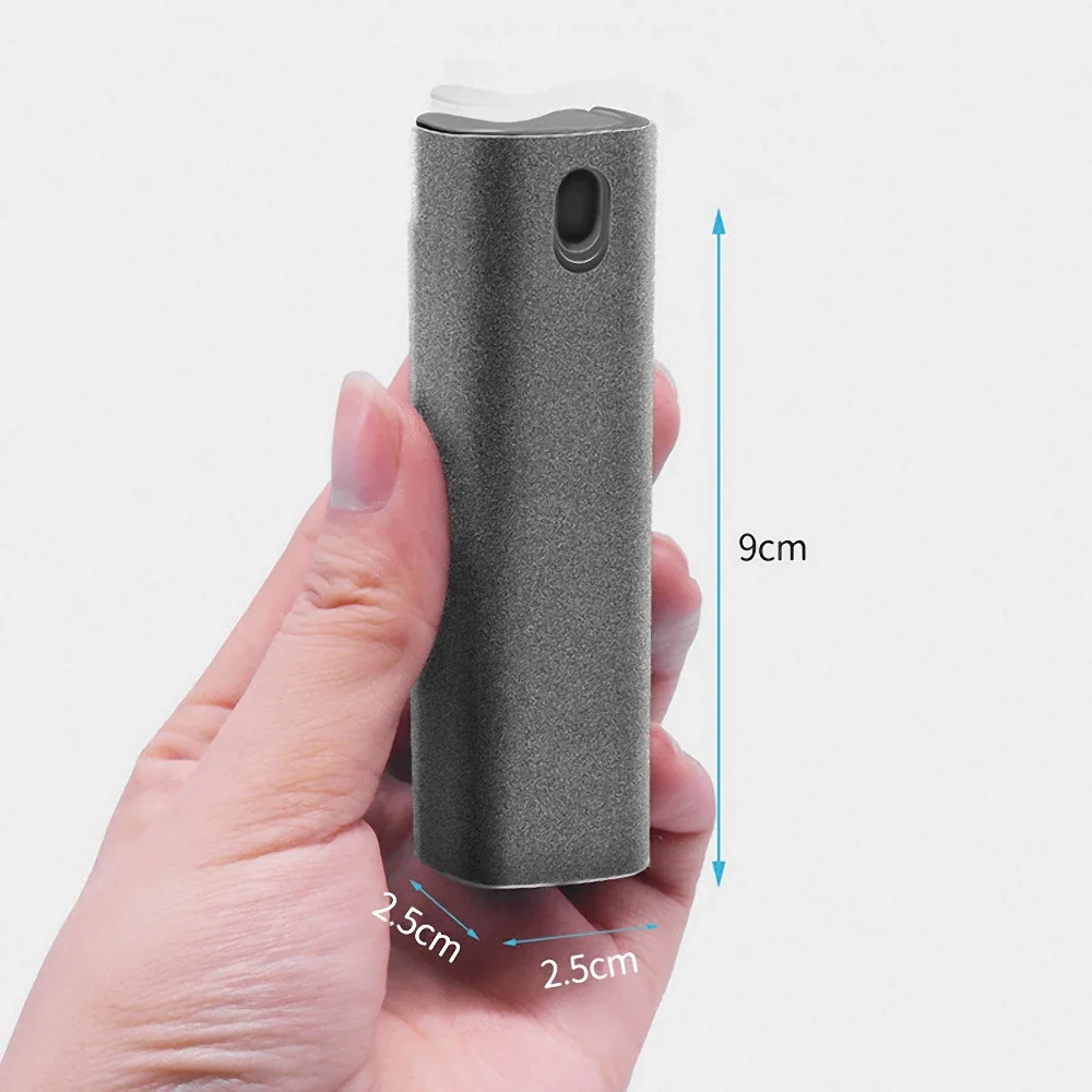 2 in 1 Phone Screen Cleaner Spray Computer Screen Dust Removal Microfiber Cloth Set Without Cleaning Liquid screen cleaning set,screen cleaner