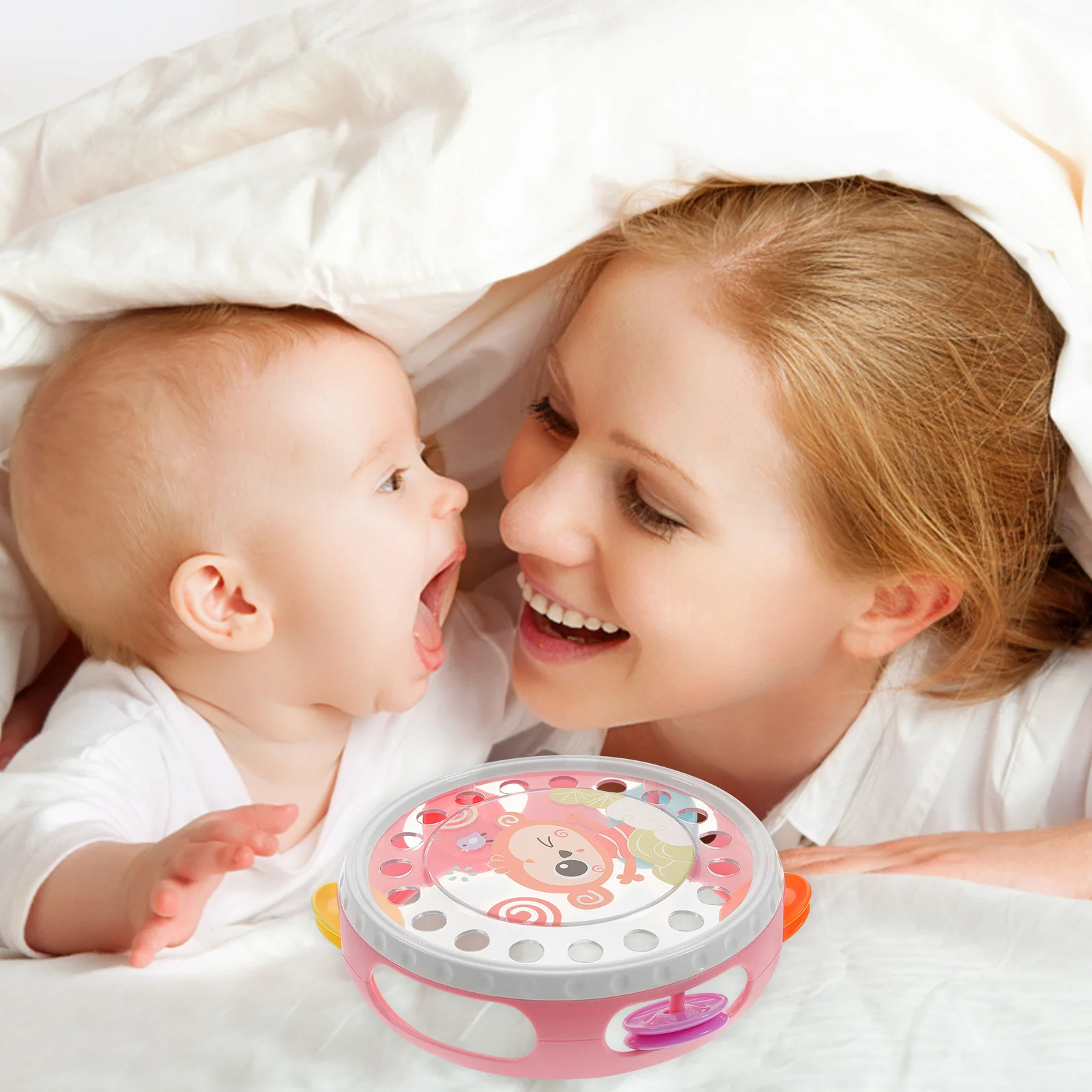 Children Clapping Tambourine Tambourines Hand Drum Bells Percussion Musical Instrument Band Children Hand Drum
