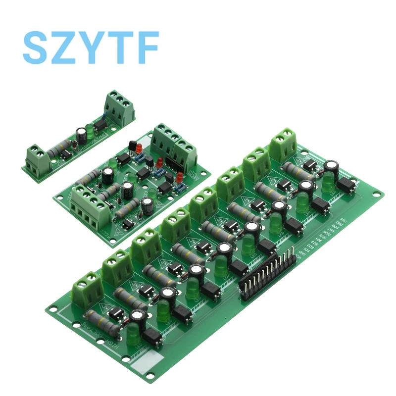 1/3/8-Wege-220-V-AC-Optokopplermodul – Erkennung isolierter Spannung, kompatibel mit SPS-Systemen