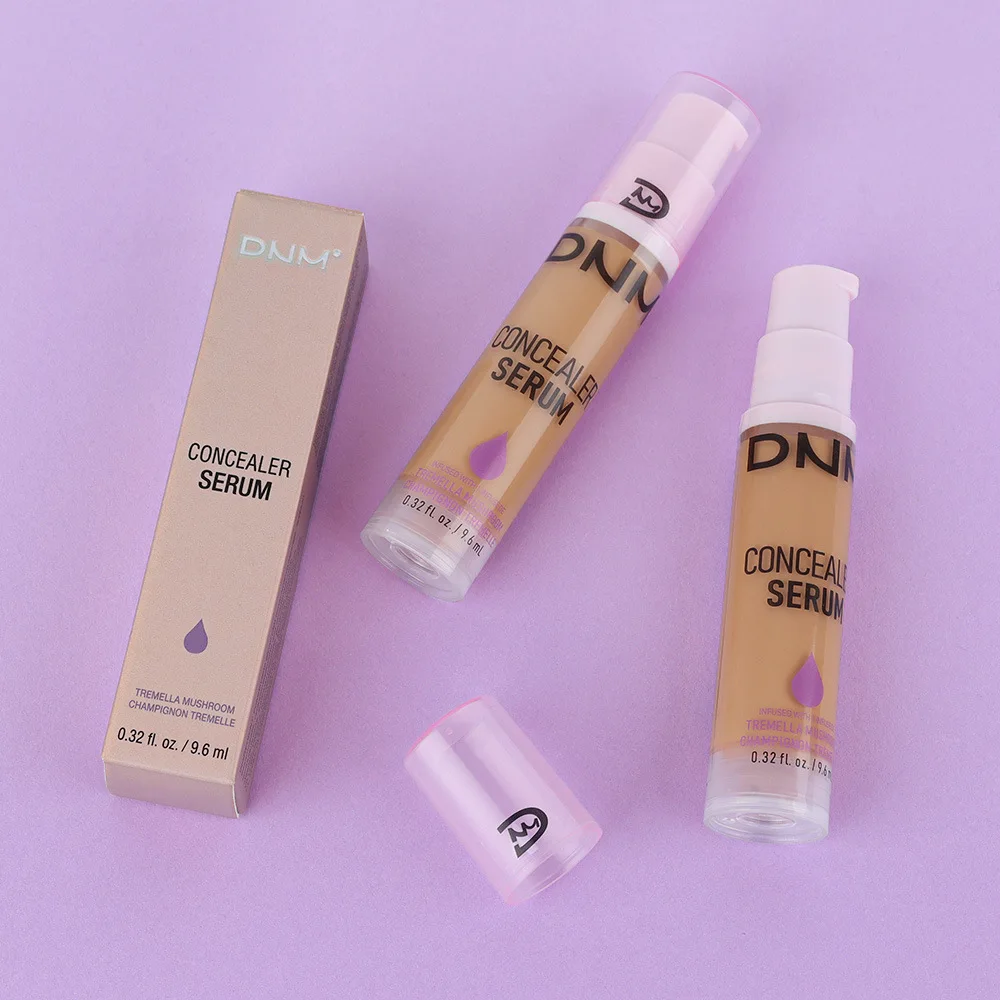 8Colors Liquid Concealer High Covering Moisturizing Oil Control Foundation Invisible Pores Dark Circles Freckle Face Makeup