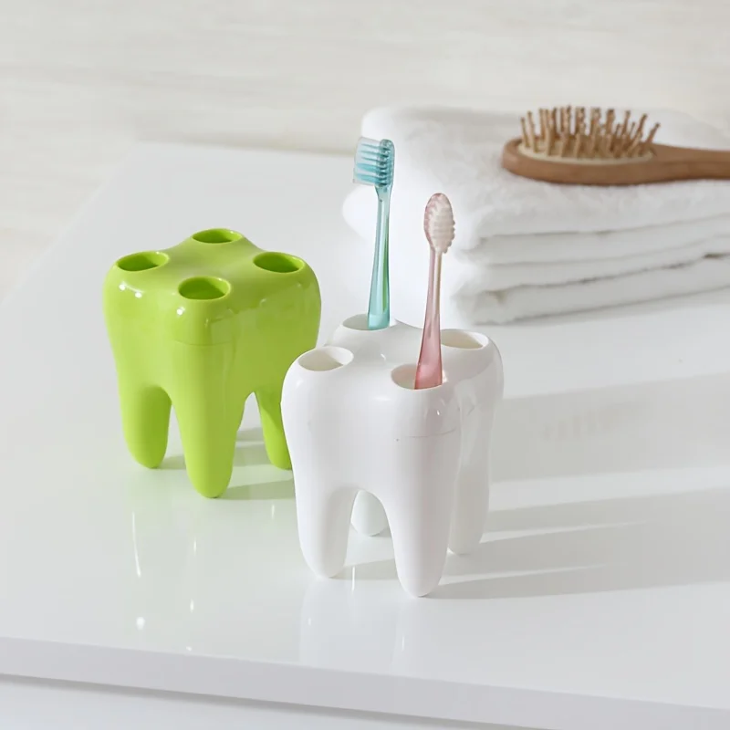 Toothbrush Holder Multifunctional Plastic Bathroom Manager
