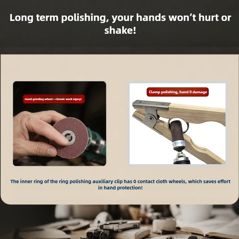 Jewelry Polishing & Fixing Clip - Precision Spring Clamp