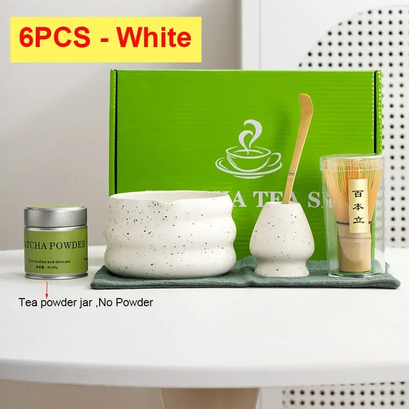 6PCS White