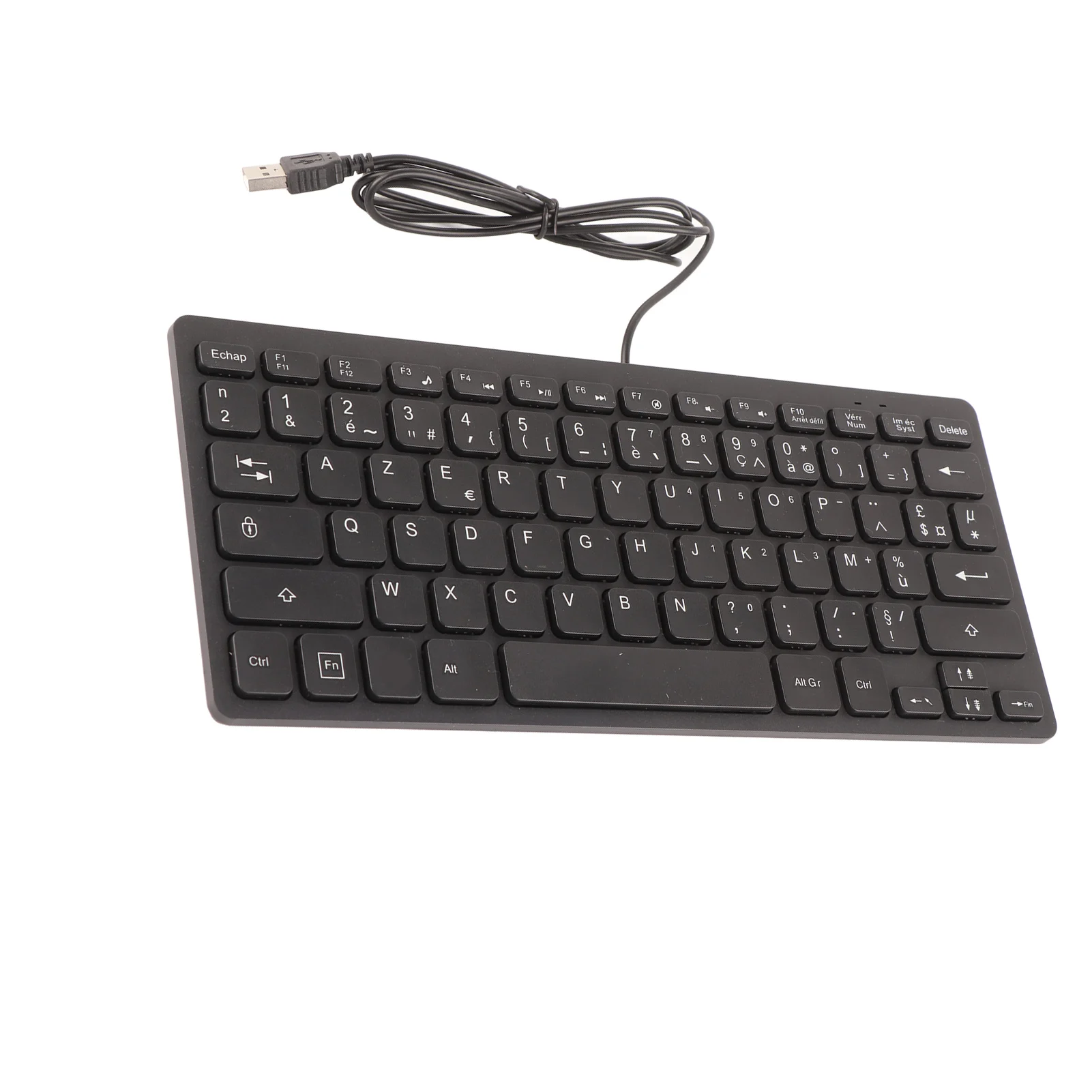 Ultra-Thin Ergonomic Mechanical Keyboard – 78-Key Design with USB Wired Connectivity