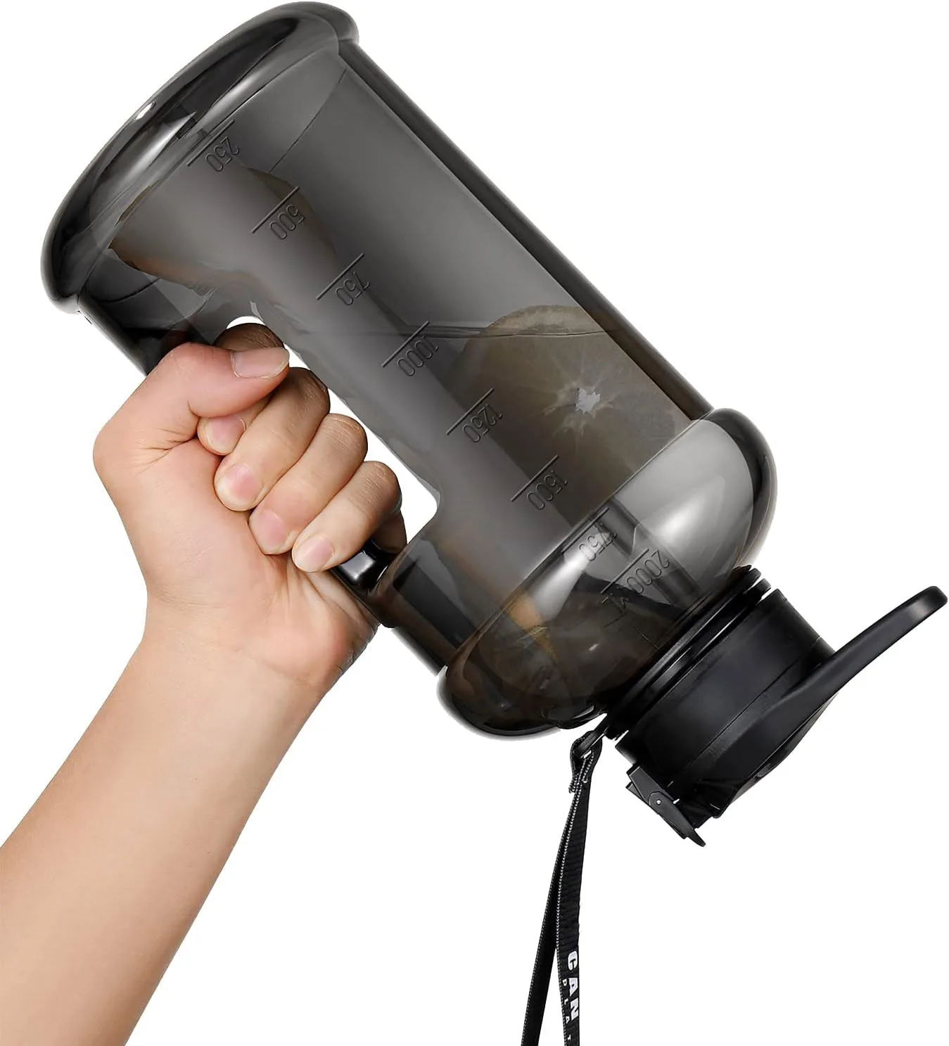 Sports Water Bottle Sports Bottle Water Bottle Plastic Water Bottle Stainless Steel Water Bottle Tea Water Bottle 2.2L Half Gallon Water Bottle with Straw 74 oz Large Water Bottle Big Gym BPA Free Gallon Jug with Handle