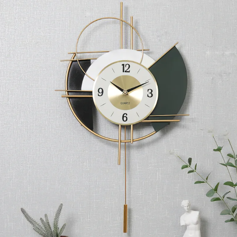 WallClockModernDesignPorchWallWatchNordicSwingClocksCreative