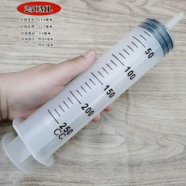 Syringe 500ml Large Capacity Syringe Reusable Pump Measuring With Tube  Feeding - Dog Feeders - AliExpress