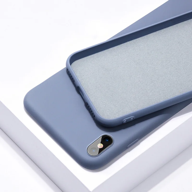 Vibrant Matte Liquid Silicone Soft Bumper Phone Case