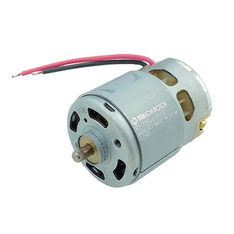 Высокоскоростная электрическая дрель Mabuchi RZ-735VA-8519 DC 12 В 14,4 в 18 в 18000 об/мин, садовый инструмент, Угольная щетка