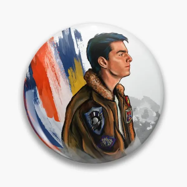 

Maverick Soft Button Pin Lapel Pin Fashion Clothes Metal Decor Gift Collar Jewelry Cartoon Cute Brooch Creative Badge Hat Women