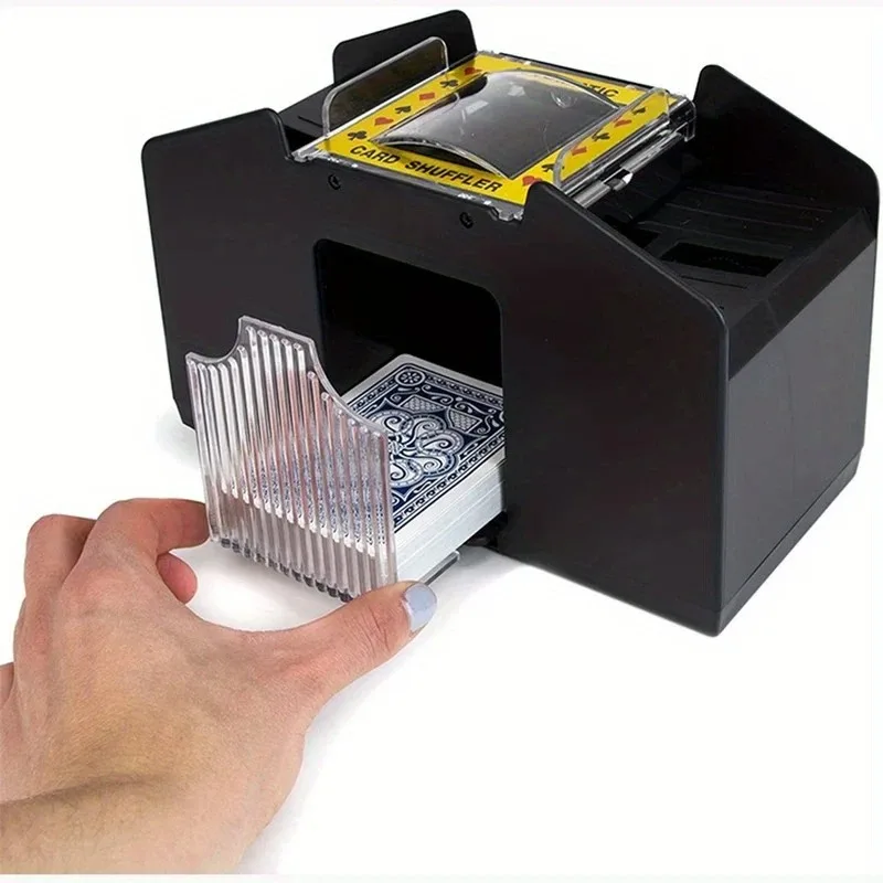 Card Shuffler 1pc Professional Automatic Plastic Poker Card Mixer for Board Games Educational Game Accessory for Adults