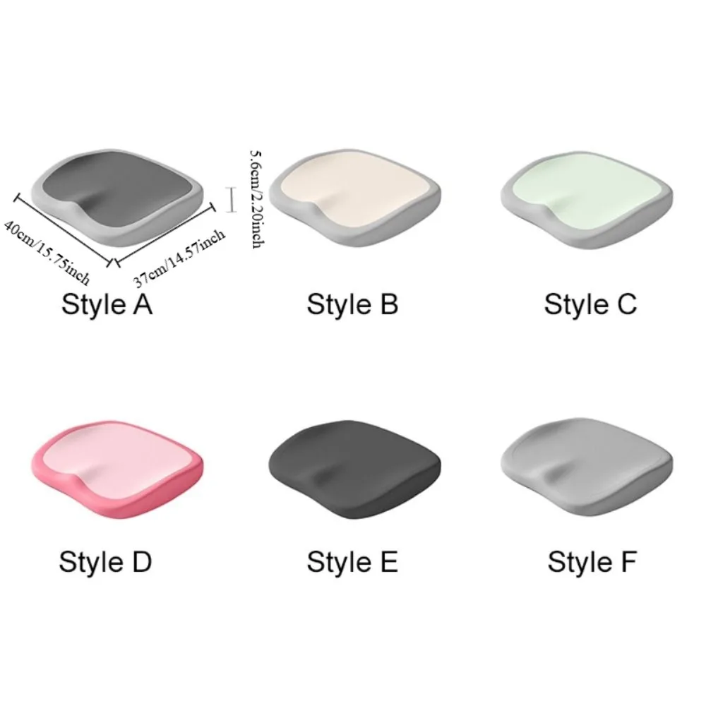 Comfortable Ergonomic Office Chair Cushion Soft Thickened Car Seat Pad Slow Rebound Anti Slip Seat Cushion Student